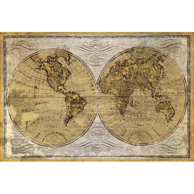 Worldwide I by James Wiens - Wrapped Canvas Painting