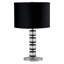 Lampe de table noire 24" avec sortie Marty