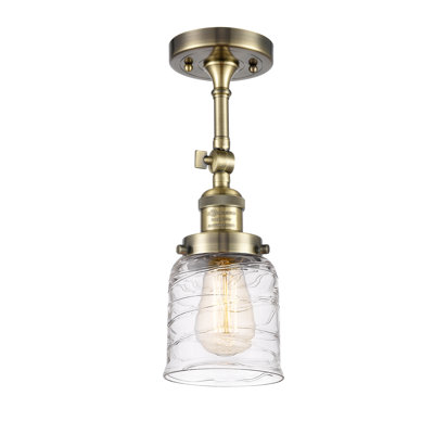 Hanceville Glass Semi Flush Mount