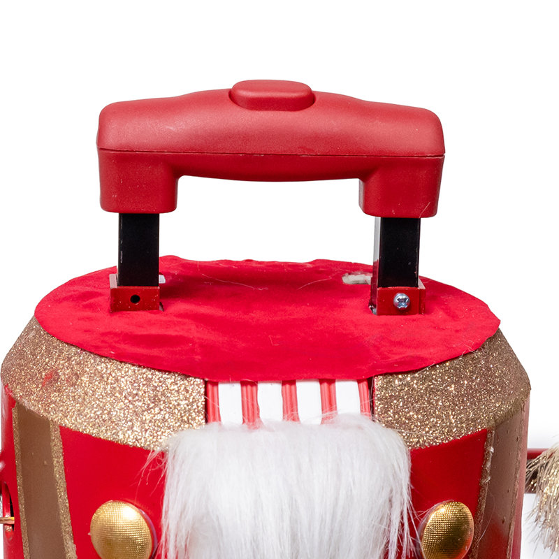 43“ LED Lighted Musical Collapsible Nutcracker