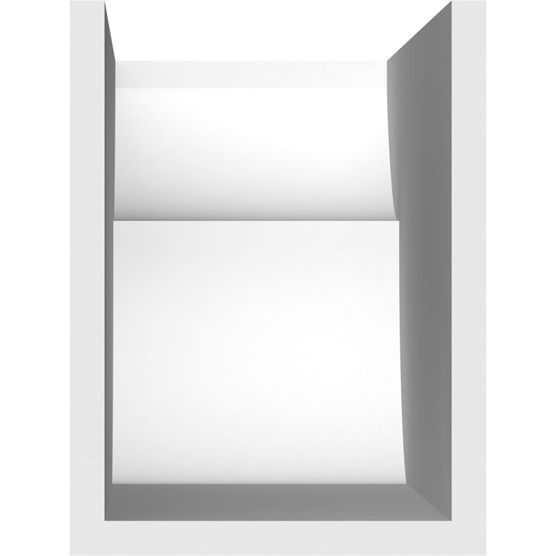 6"W x 8"H x 20"L Standard Crestline Architectural Grade PVC Rafter Tail, 8"H x 6"W x 20"D