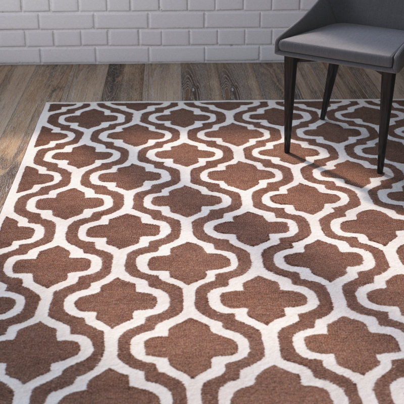 Tapis en laine touffeté à la main Cannen, Rectangle 5 pi x 8 pi