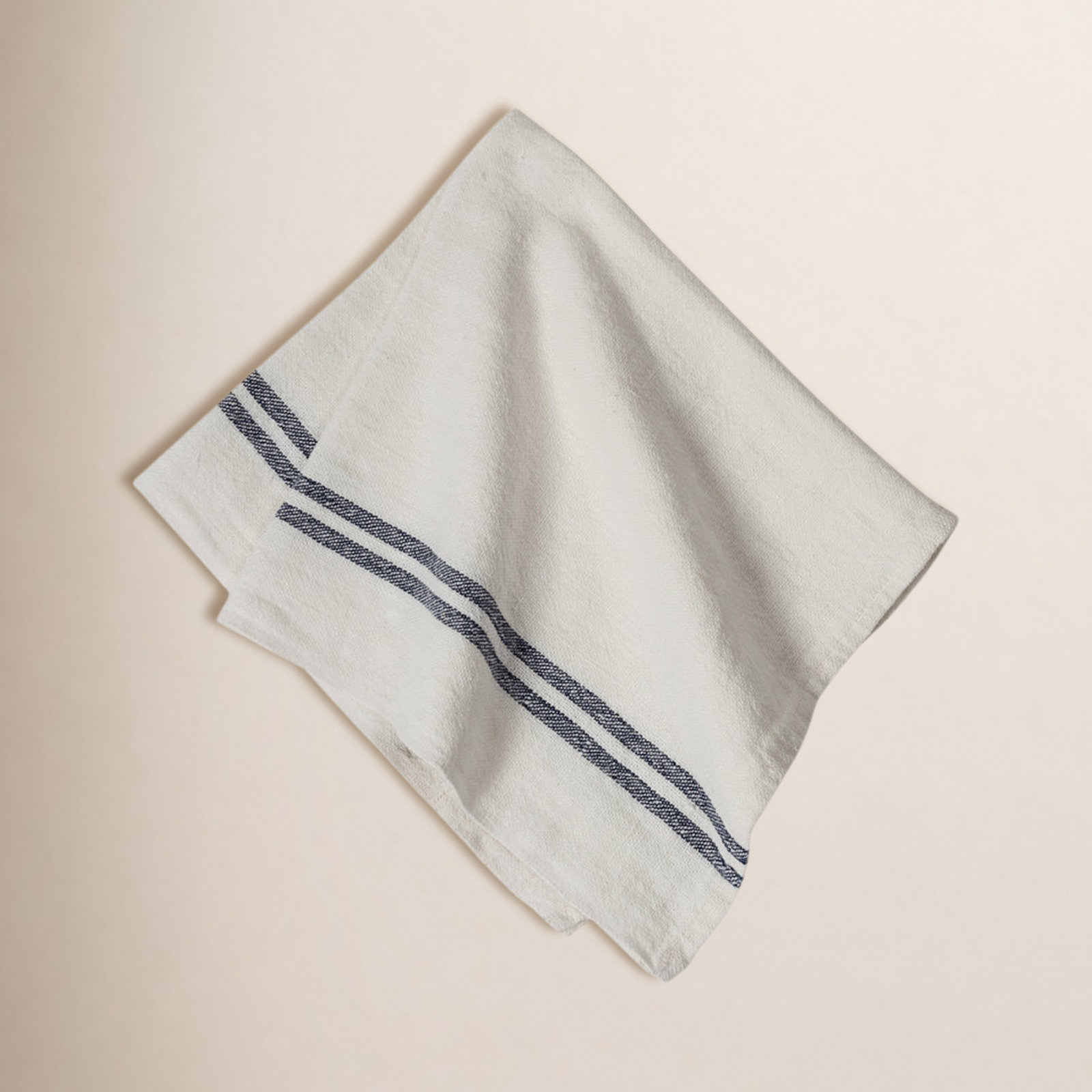 Reversible Linen Napkin, Navy