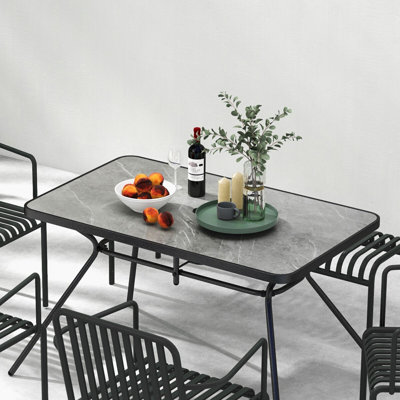 Villines 29.5 L x 49 W Outdoor Table