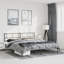 Structure de lit en métal Lydian, acier robuste, sans matelas-1541869842-1541869844