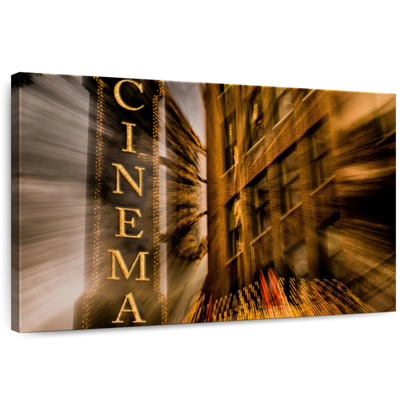 Lilie Cinema Sign, 20" H x 30" W