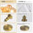 Vintage 11'' Semi Flush Mount Ceiling Light With Clear Flower Glass For Closet Hallway Kitchen Dining Room-118500163