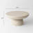 Minimalist Round Terrazzo Coffee Table with Sturdy Pedestal Base