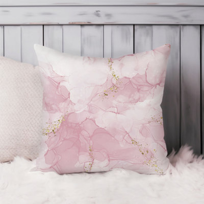 Abstract Marble Agate Geode Pattern II Modern Throw Pillow Cover
