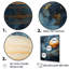 Impression sur toile Sapphire Saturn Cosmic Wonder I-97027368-97027370
