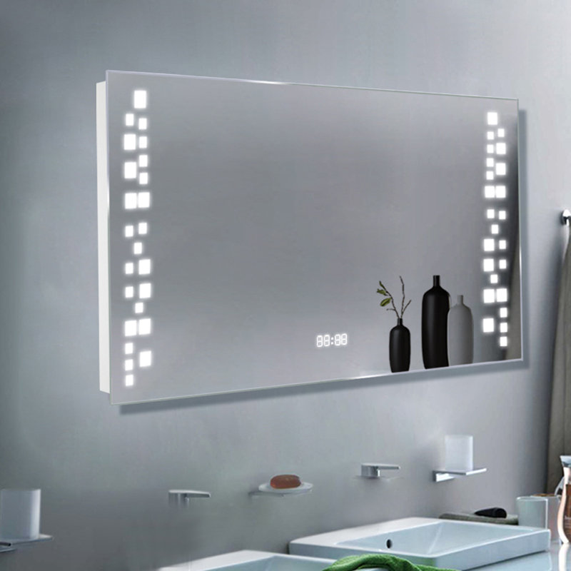 Evelyn Fog Free Bathroom/Vanity Mirror with Shaver socket