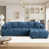 Blue Chenille