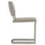 Ames Upholstered Side Chair in Glazed Silver