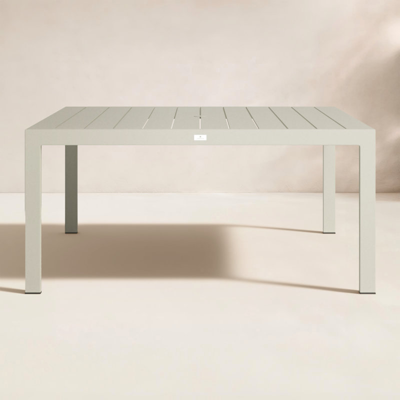 Caya Outdoor Square Dining Table, 29.5" H x 63" L x 63" W