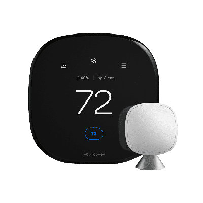 Bonanza Leathers 99 Smart Programmable Thermostat with Outdoor Temperature Sensor Black