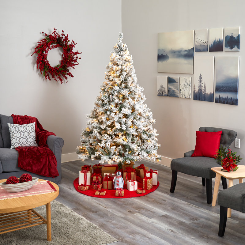 Lighted Artificial Christmas Tree, 5' H