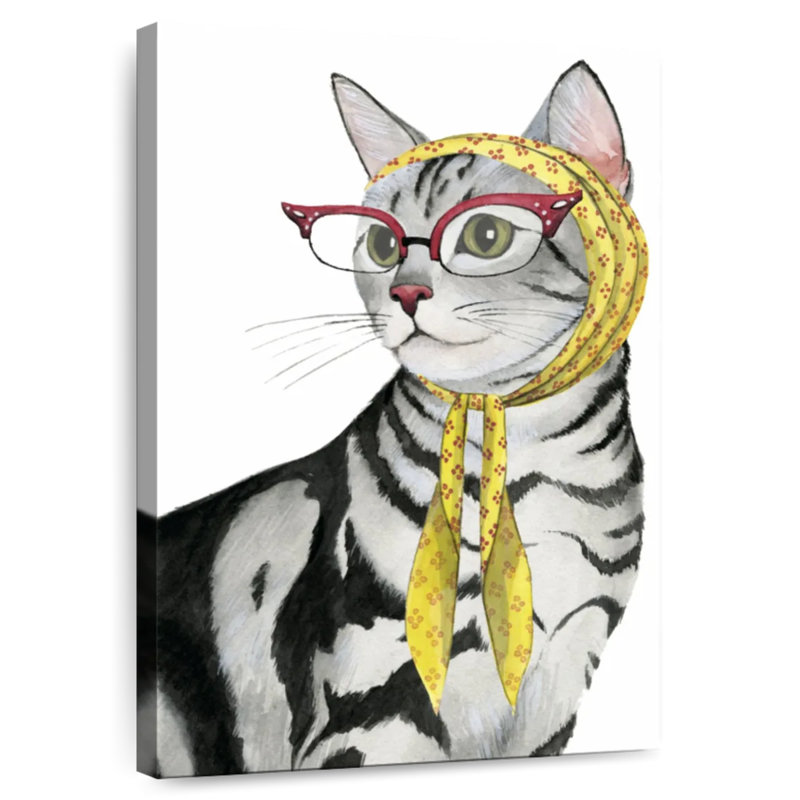 Brampt Cool Cat III, 48" H x 32" W