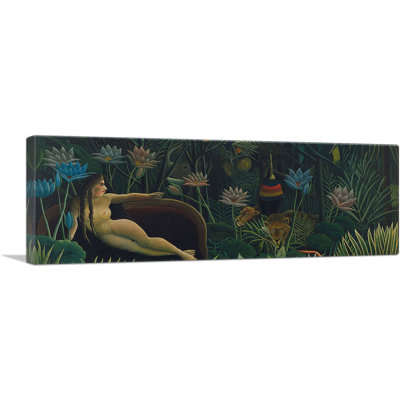 «The Dream» par Henri Rousseau - reproduction d'art sur toile panoramique