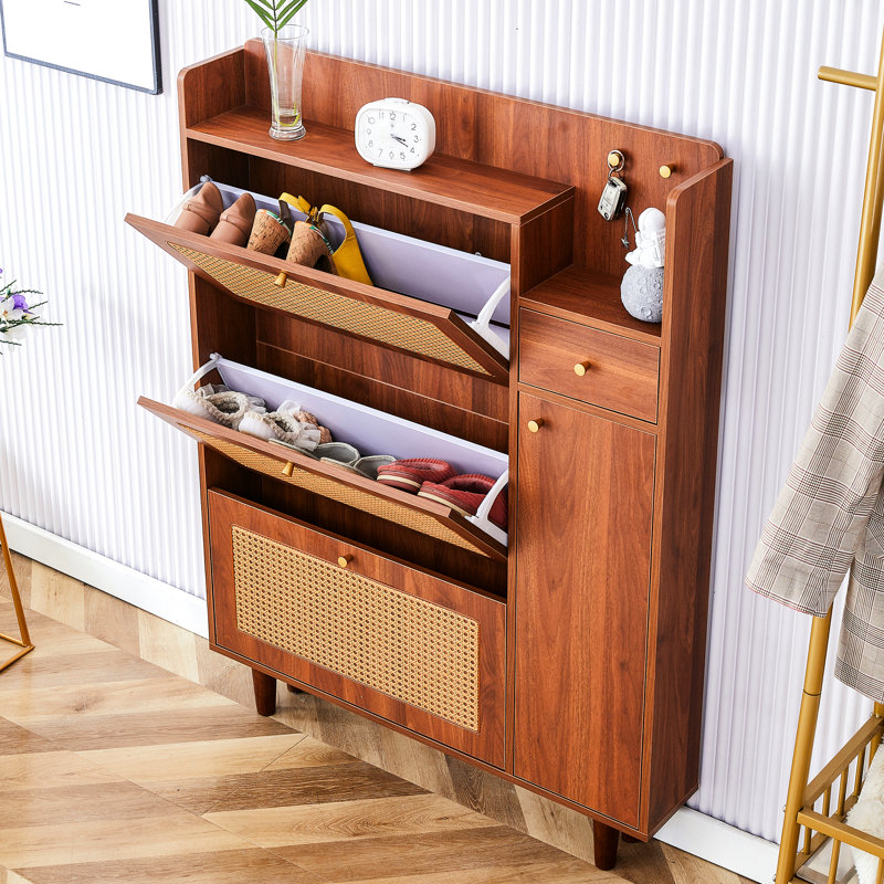 Accent Cabinet, Modern Minimalist Shoe Cabinet