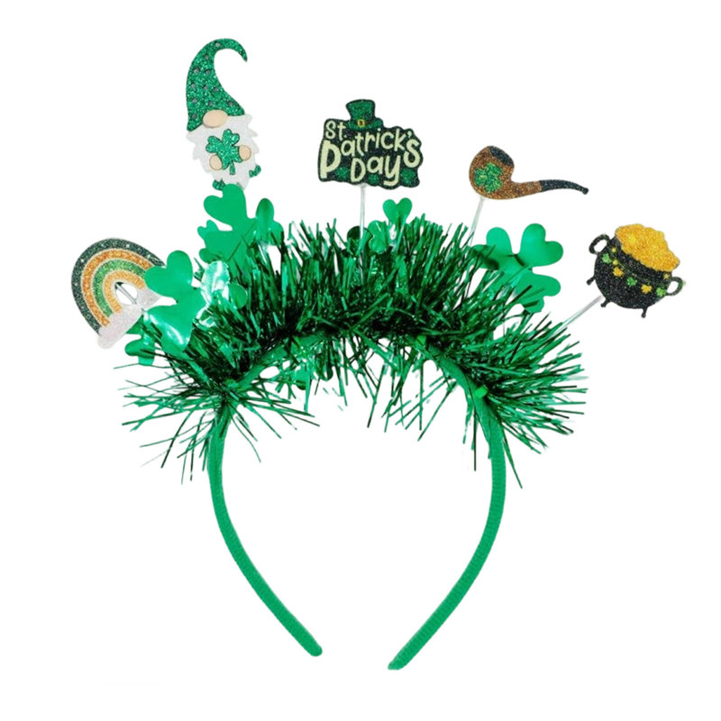 Bandeau de fête de la Saint-Patrick, A,B,C,D