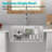 30" L x 19" W Undermount Granite Composite Kitchen Sink Single Bowl Quartz Kitchen Sink Workstation-104924649