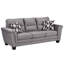 Ensemble de canapé et chaise en tissu Beeston, gris-122099454
