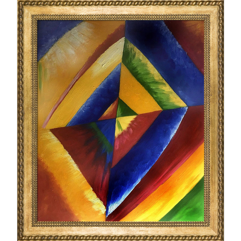 « color etudes with technical explication » par wassily kandinsky,-image image sur toile, Noir