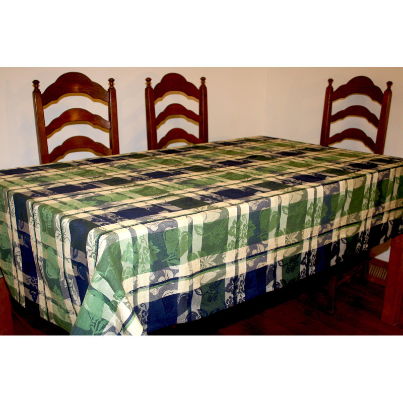 Grapevine Jacquard Tablecloth, 90" W x 60" L