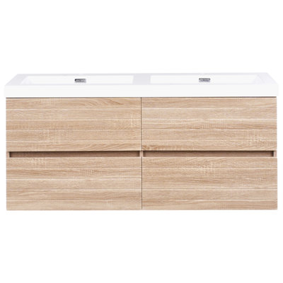 Napanoch 120mm Double Bathroom Vanity with Basin