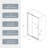 Swing Tempered Glass Shower Door-121356975