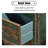 Green Solid + Manufactured Wood+Glass Display Cases