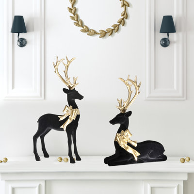 Statue de cerf en résine 