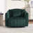 40.2"W Modern Swivel Accent Chair,Velvet Single Sofa Chair With Pillows-1495063625