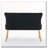 Velvet Double Dining Loveseat Bench-1833155542