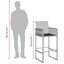 Orsini Rattan Outdoor 80cm Bar Stool-1836798829