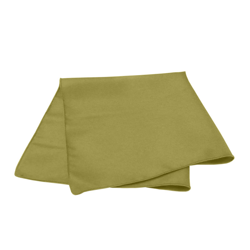 Polyester Square Napkin, Acid Green, 17" x 17"