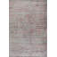 Rapture Striped Area Rug in Gray/Red-68901149