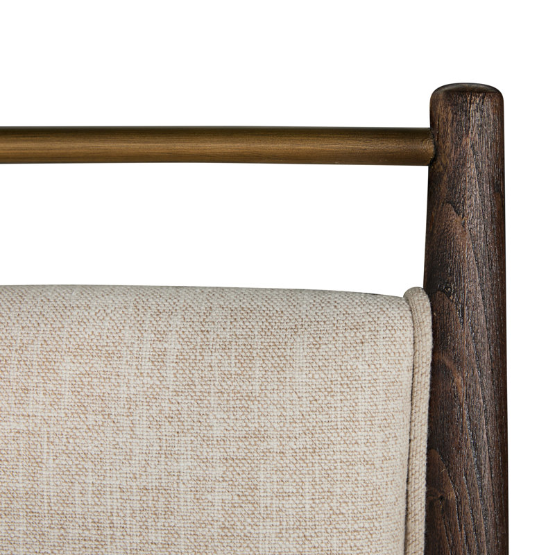 Highland Oak Reclined Back Bar Stool, Dusk