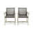 Hampton Wood And Wicker Dining Chair( Set Of 2 )-1513672680