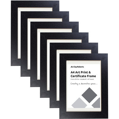 Picture Frame - Set of 6 with Mat