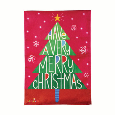 Drapeau de jardin «Have a Merry Christmas»