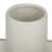 Cosmoliving By Cosmopolitan White Ceramic Modern Vase, 8" X 11"