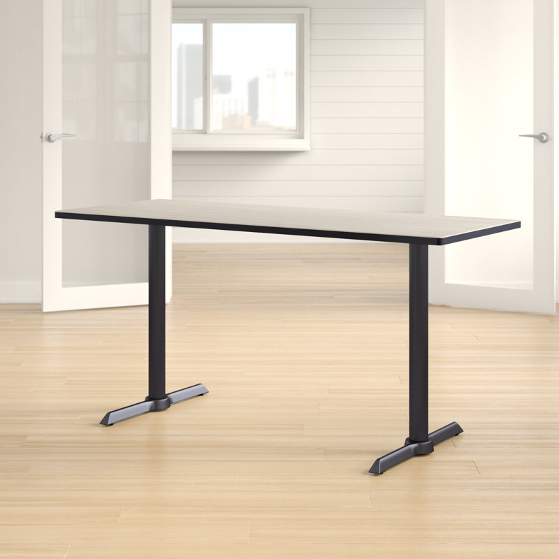 Nidal Cain Steel T-Base Training Seminar Table, Gray Nebula, 29" H x 60" L x 24" W