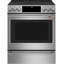Café 30" 5.7 cu. ft. Smart Slide-in Electric Range with Convection Oven and Radiant Cooktop-1896759092