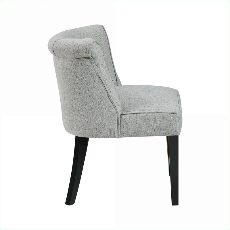 Fauteuil d'appoint rembourré gris anthracite Modern