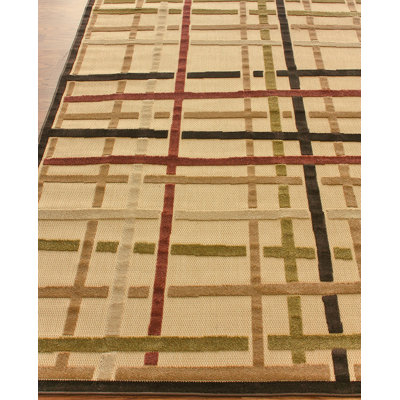 Tapis sable / fauve Cammack Lines