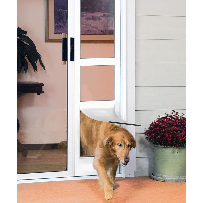 Patio Door Automatic Doggy Door With Collar High Tech Pet X 10 Wi-Fi  Enabled Smartphone