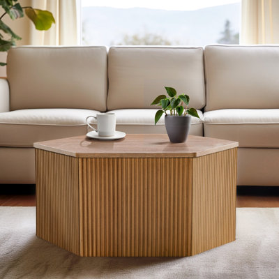 Table d'appoint contemporaine hexagonale contemporaine