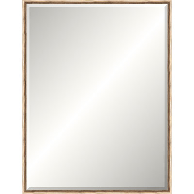 Silver Beaded Old World Mirror