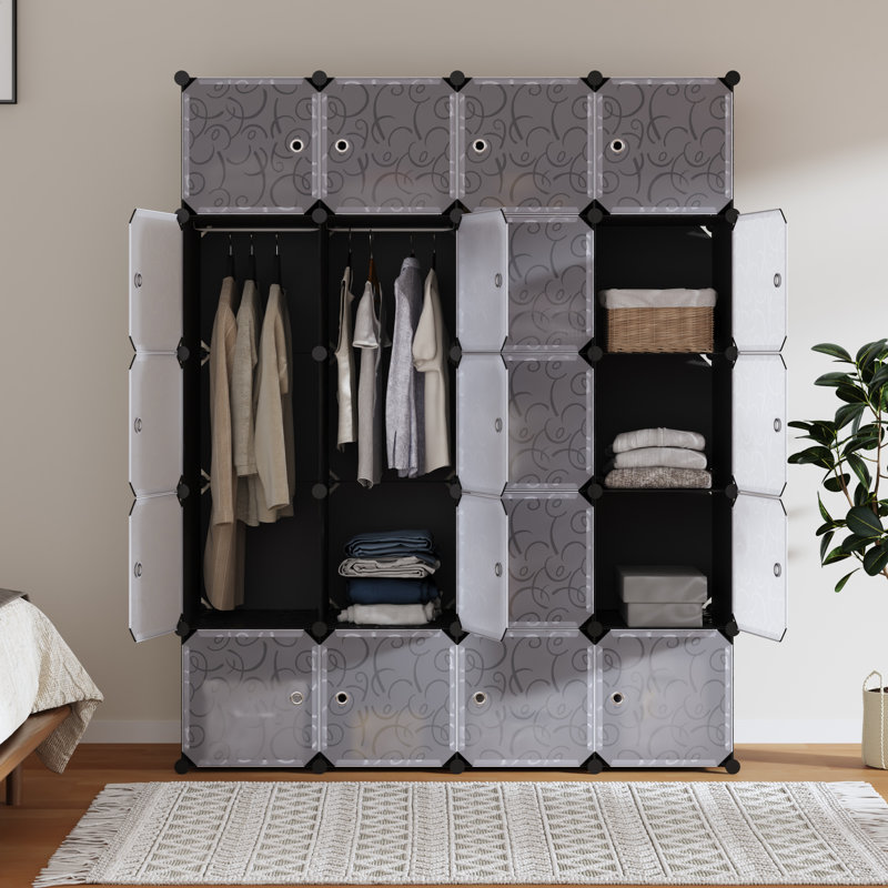 Mahleek 145cm W Clothes Storage System